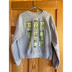 Gray Graphic Sweatshirt